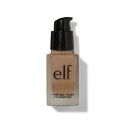 Semi-matte finish foundation by e.l.f. cosmetics in the color tan for cool red undertones for medium skin.