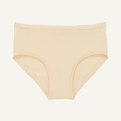 A pair of beige nude women's underwear by Subset/ Knickey.