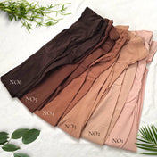 Convertible tights for young girls in six skin tone colors, including darker skin tones for skaters, cosplayers, and dancers.