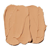 A cosmetics swatch of liquid semi-matte foundation in the color toffee by e.l.f.