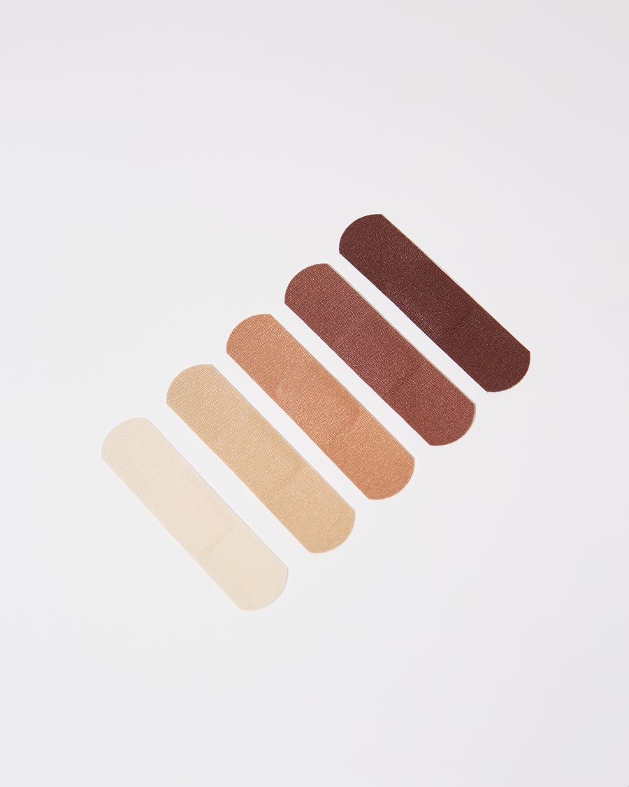 Assorted skin colored bandages
