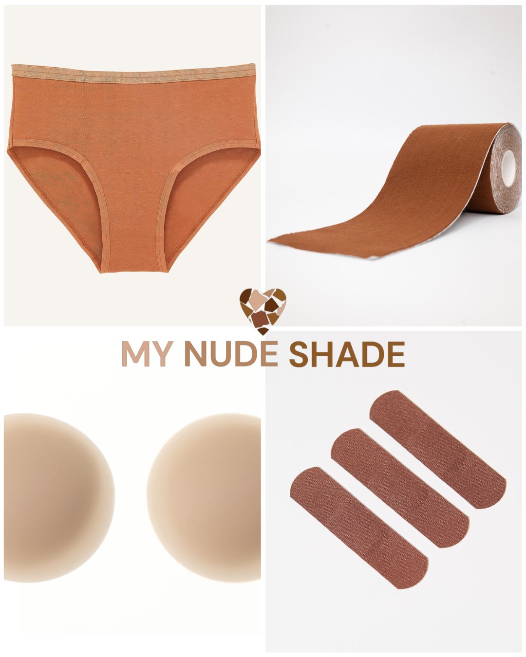 My Nude Shade Brown to Dark Brown Starter Bundle