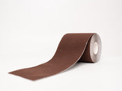 A 16-foot roll of boob tape in a dark coffee color for Black women with two-foot samples to try.